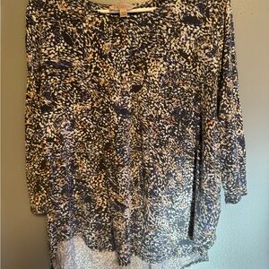 Philosophy 3/4 Sleeve Top Size 1X